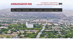 Desktop Screenshot of ambassadorinn.net
