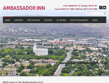 Tablet Screenshot of ambassadorinn.net